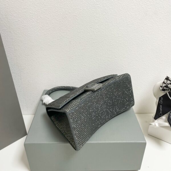 Balenciaga Diamond Hourglass Bag - Gray - Image 5
