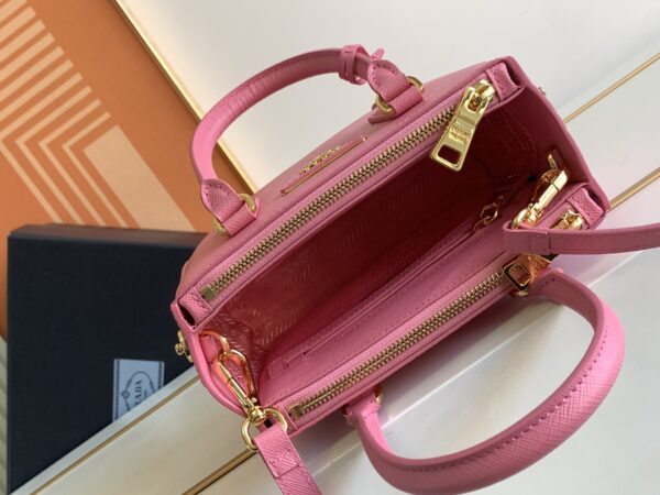 Prada Galleria Mini Killer Handbag - Pink - Image 2