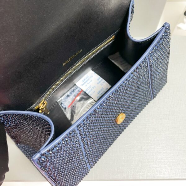 Balenciaga Diamond Hourglass Bag - Dark Blue - Image 2