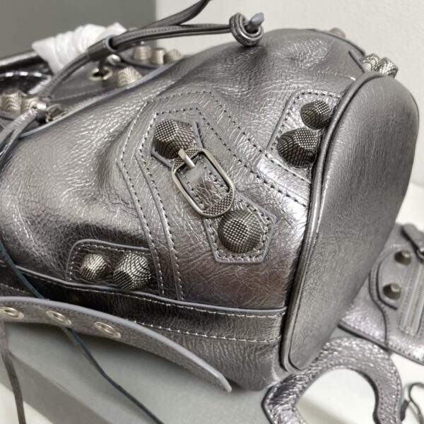 Balenciaga Le Cagole Large Bucket Bag - Gray - Image 3