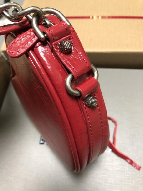 Balenciaga New Le Cagole Heart Bag - Red - Image 2
