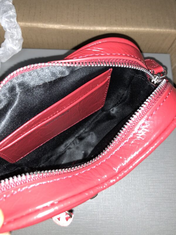 Balenciaga New Le Cagole Heart Bag - Red - Image 5