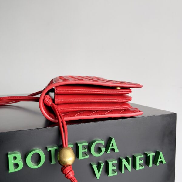Bottega Veneta Trio Rope Bag Accordion Bag - Red - Image 5