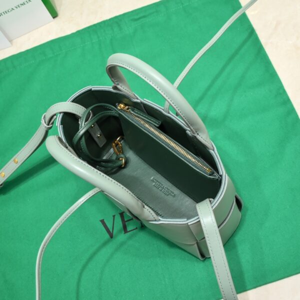 Bottega Veneta Candy Arco Super Mini Tote Bag - Light Green - Image 2