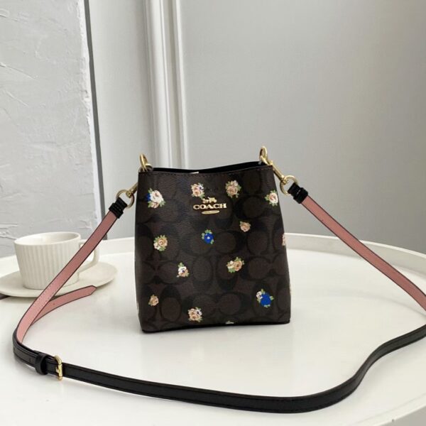 Coach New Mini Bucket Bag - Black - Image 3