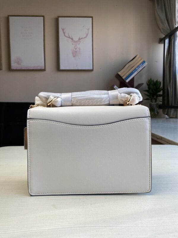 Coach Klare Rivet Clamshell Accordion Bag - White - Image 5