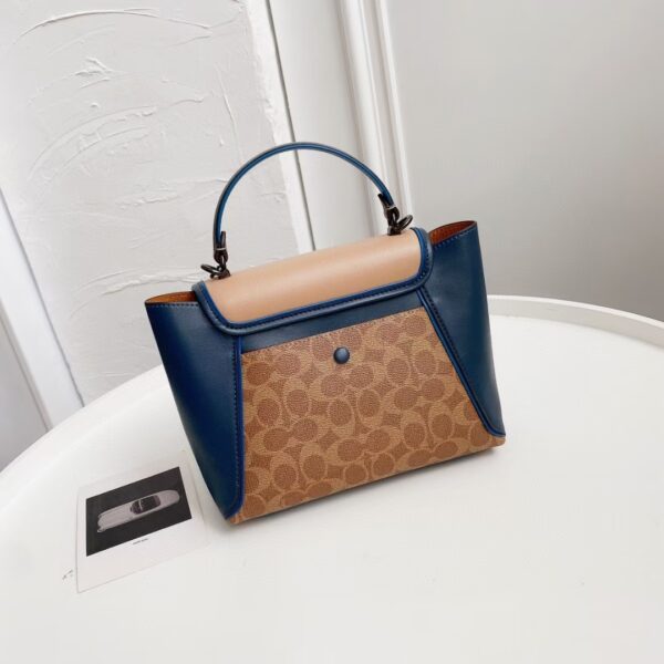 Coach Courier Carryall Catfish Bag - Blue - Image 5