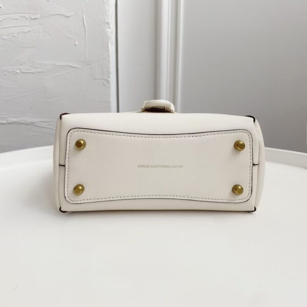 Coach Courier Carryall Three-dimensional Flower Catfish Bag - White - Image 3