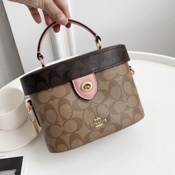 Coach Versatile Cosmetic Bag - Brown - Image 4