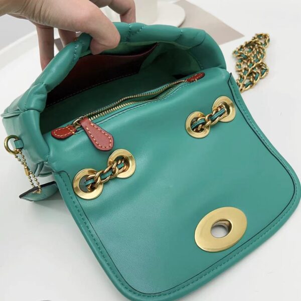 Coach Pillow Madison First-layer Armpit Crossbody Women's Bag - Green - Image 2
