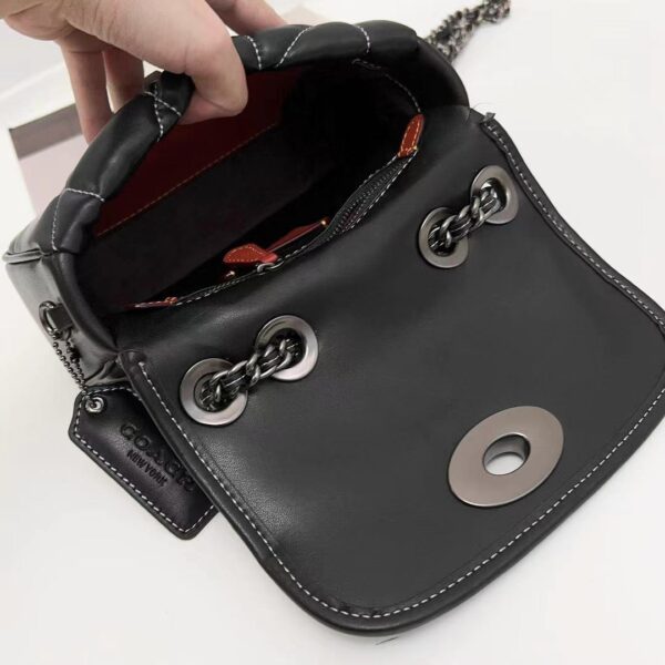 Coach Pillow Madison First-layer Armpit Crossbody Women's Bag - Black - Image 2
