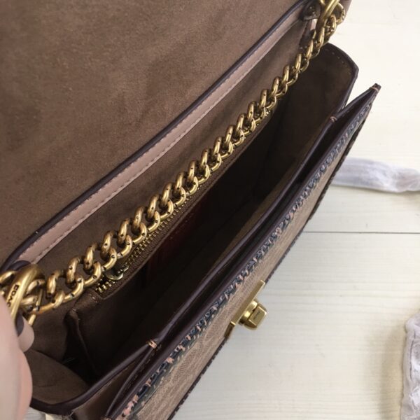 Coach Hutton Small Square Bag - Cream - Image 2