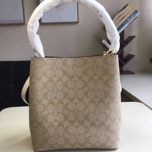 Coach Large Town Bucket Bag - White - Image 5