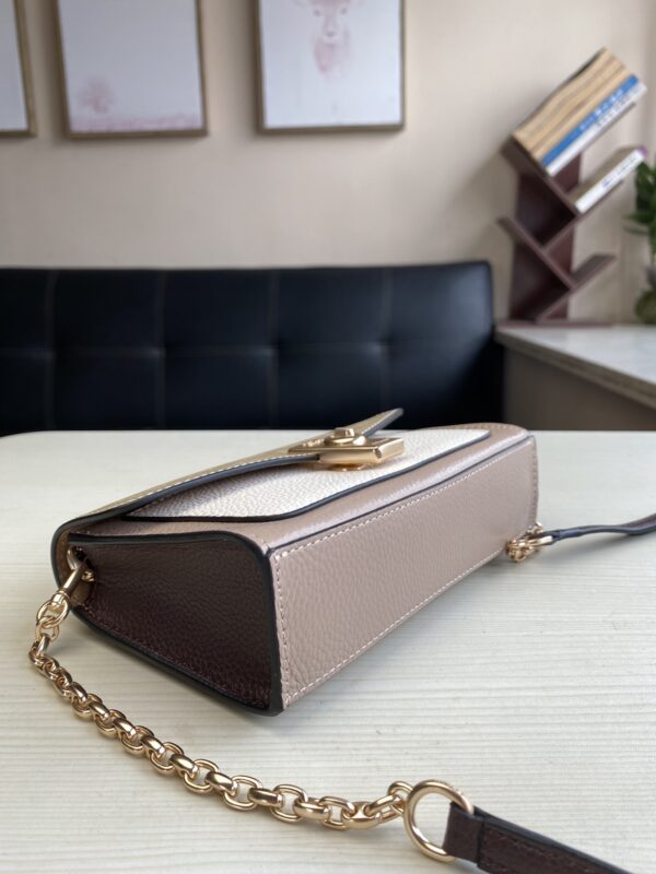 Coach Lane Color-blocked Cross-body Shoulder Bag - Cream - Image 4