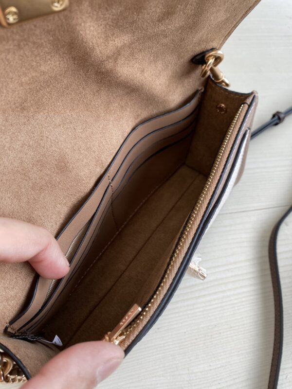 Coach Lane Color-blocked Cross-body Shoulder Bag - Cream - Image 2