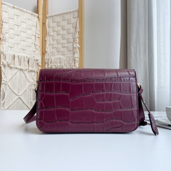 Coach Crocodile-embossed Leather High-profile Studio Bag - Purple - Image 3