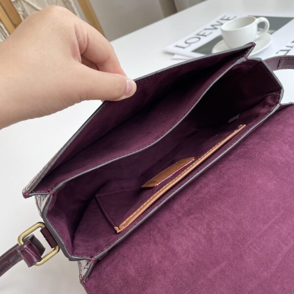 Coach Crocodile-embossed Leather High-profile Studio Bag - Purple - Image 4