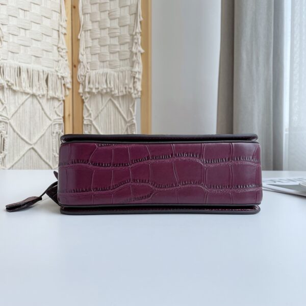 Coach Crocodile-embossed Leather High-profile Studio Bag - Purple - Image 5