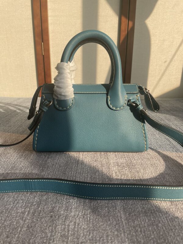 Chloe Edith Buffalo Leather Mini Handbag - Green - Image 4