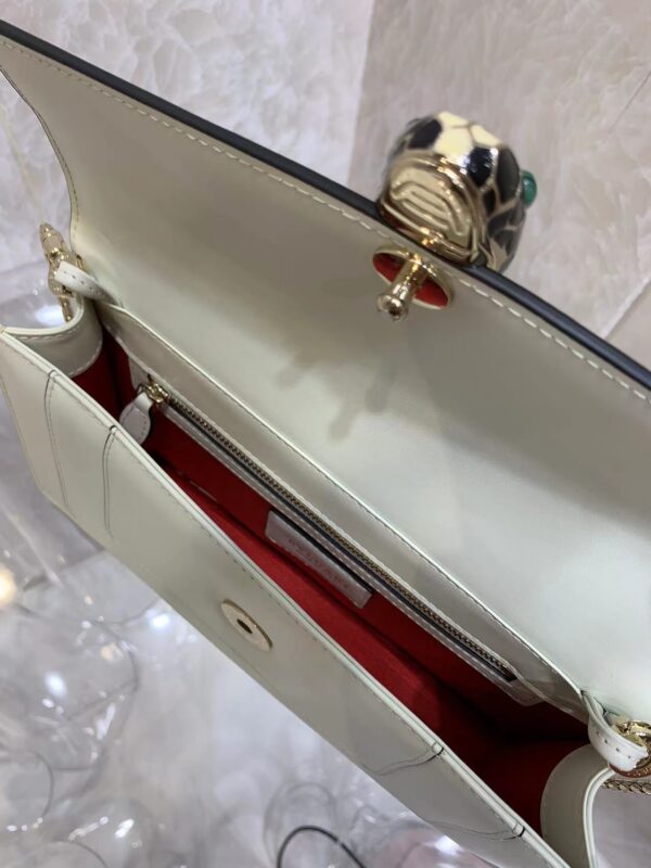 Bulgari Chain Small Bag - White - Image 2