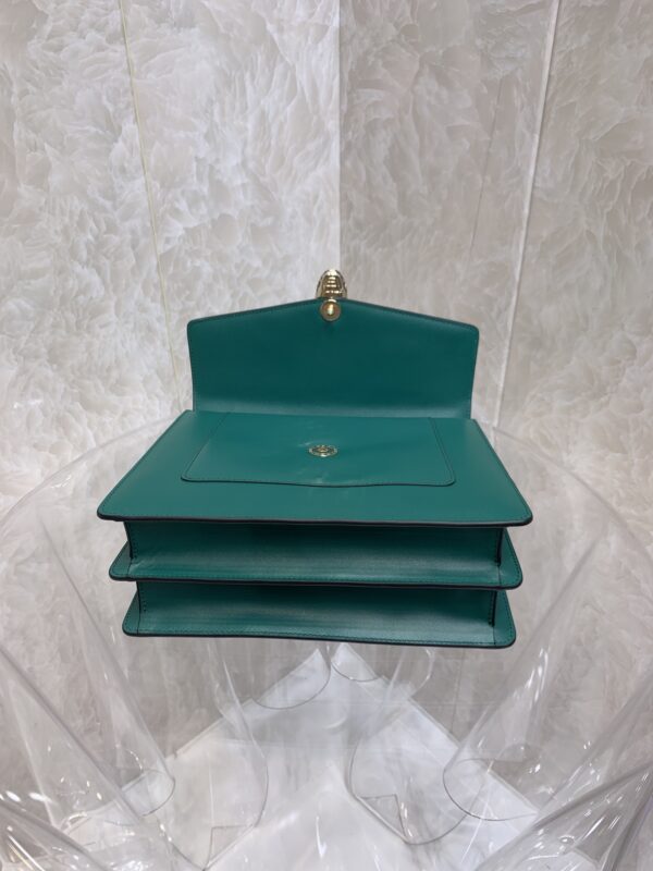 Bulgari Snake Head Large HandBag - Green - Image 3