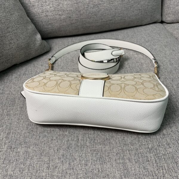 Coach Lonniebaguette Women's Handbag  - Cream - Image 3