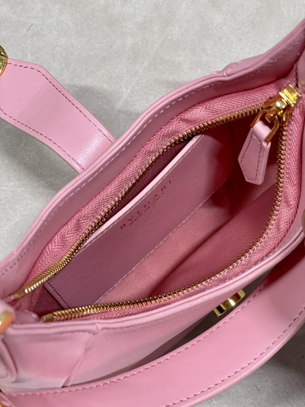 Bulgari Serpenti Ellipse Series Small Crossbody Bag - Pink - Image 2