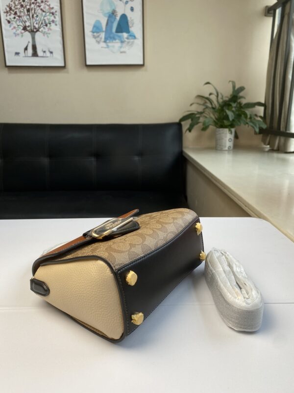 Coach Klare Flip Small Square Bag - Brown - Image 4