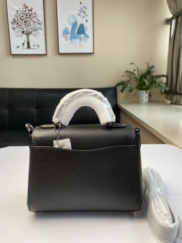 Coach Klare Flip Small Square Bag - Black - Image 5