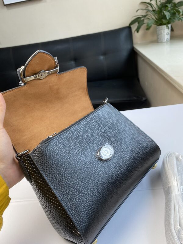 Coach Klare Flip Small Square Bag - Black - Image 3