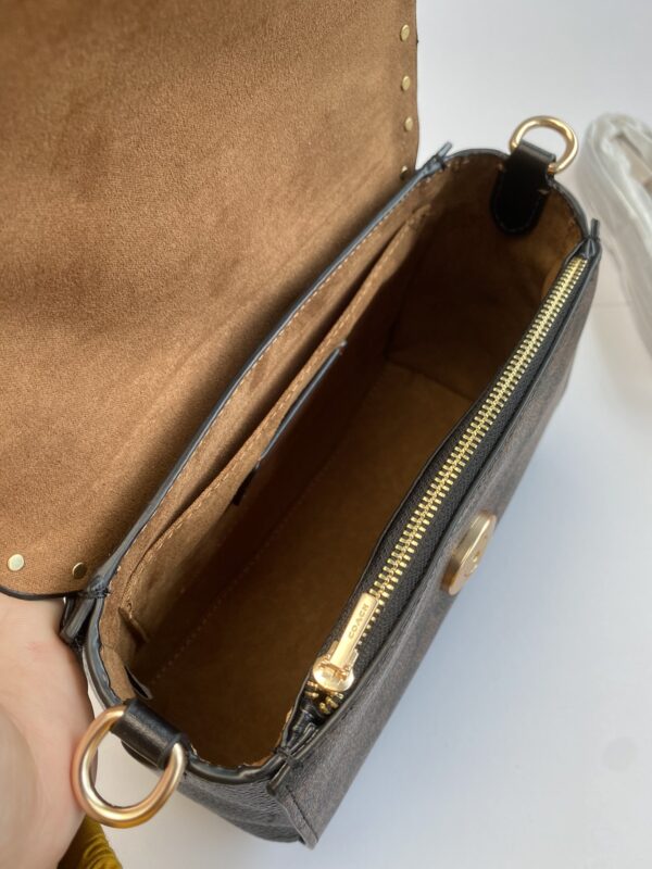 Coach Klare Flip Small Square Bag - Black - Image 2
