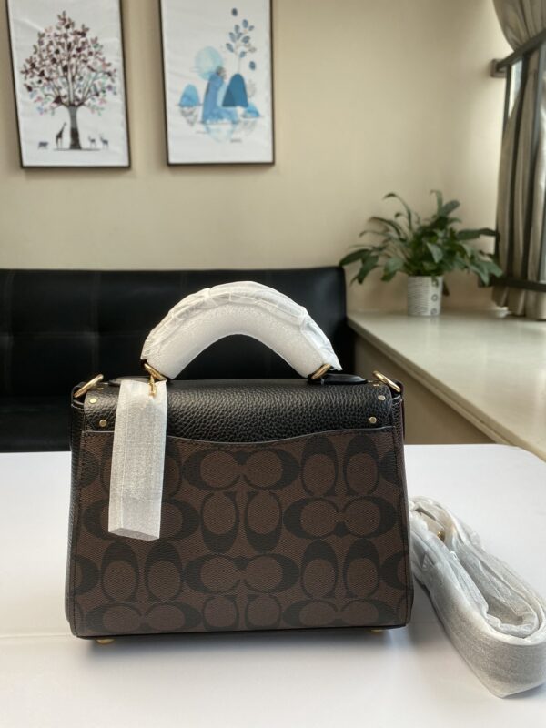 Coach Klare Flip Small Square Bag - Black - Image 5