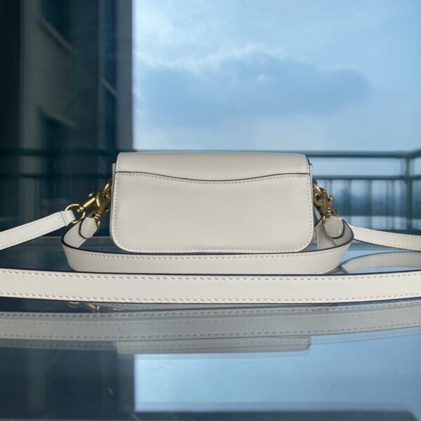 Coach Studio Baguette Crossbody Bag - White - Image 5