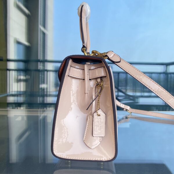 Coach Studio Sammy Handle Crossbody Handbag - Pink - Image 4