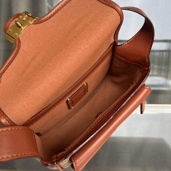 Coach Tabby 19 Leather Messenger Bag - Brown - Image 2
