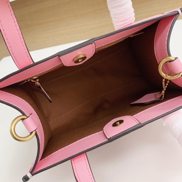 Coach Canvas Field Tote Bag - Pink - Image 2