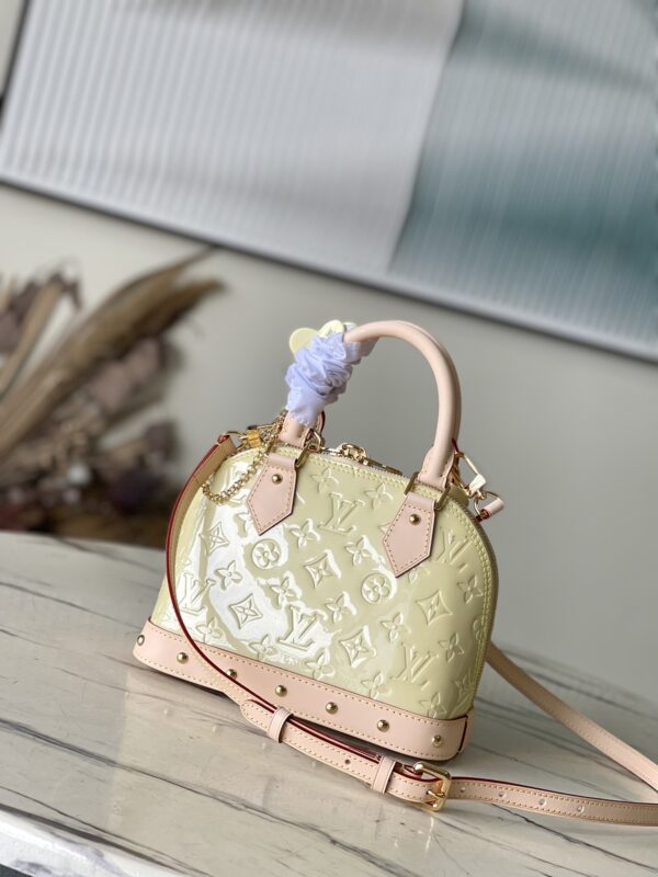 Louis Vuitton Alma BB Handbag - Yellow - Image 3