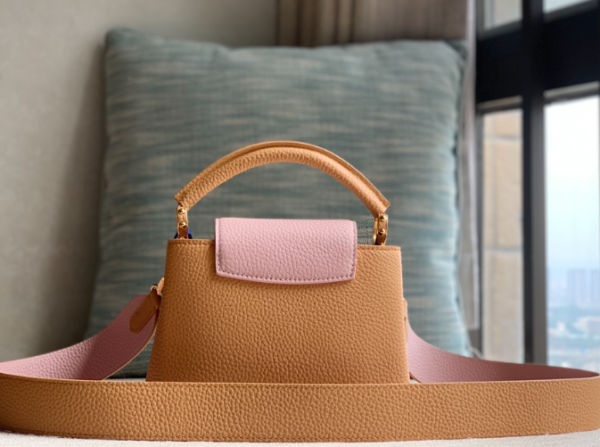 Louis Vuitton Taurillon Leather Capucines BB Mini Bag -  Brown - Image 4
