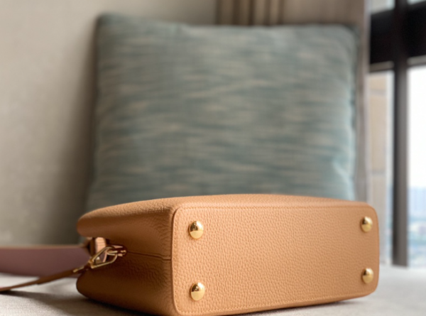 Louis Vuitton Taurillon Leather Capucines BB Medium Bag -  Brown - Image 4