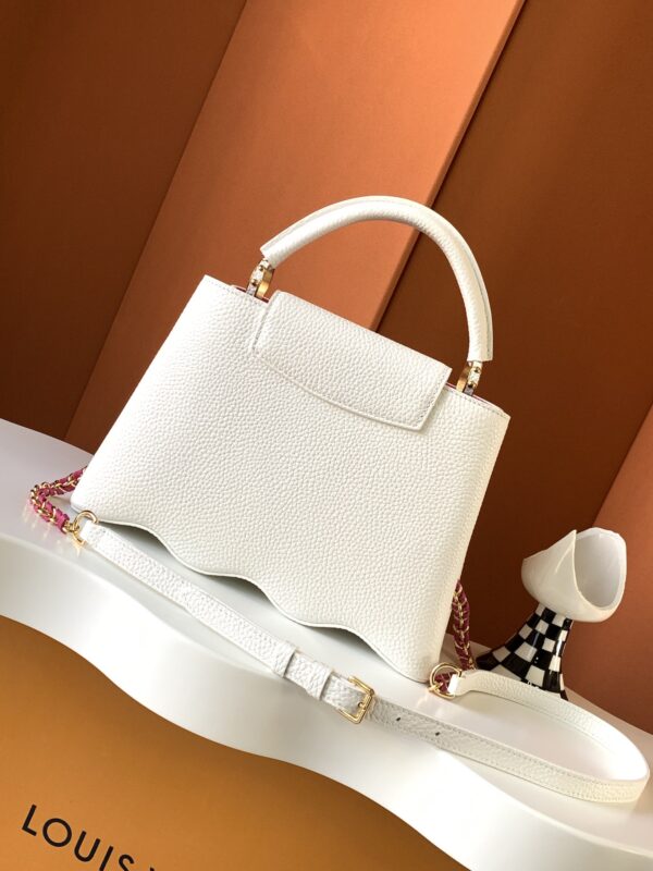 Louis Vuitton Caushell Medium Handbag - White - Image 3